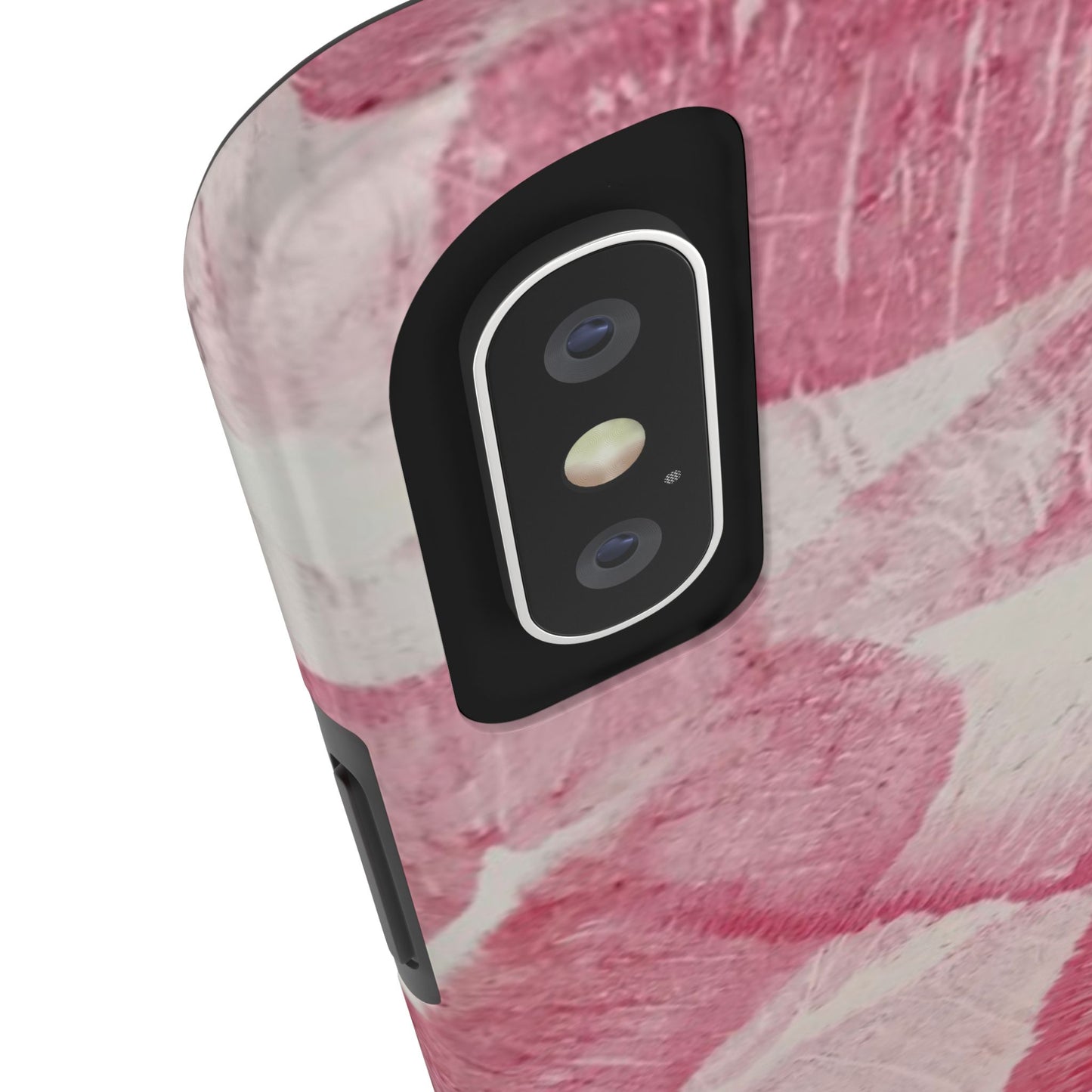 Pink Kiss Lipstick Fashion Aesthetic Glossy Phone Case