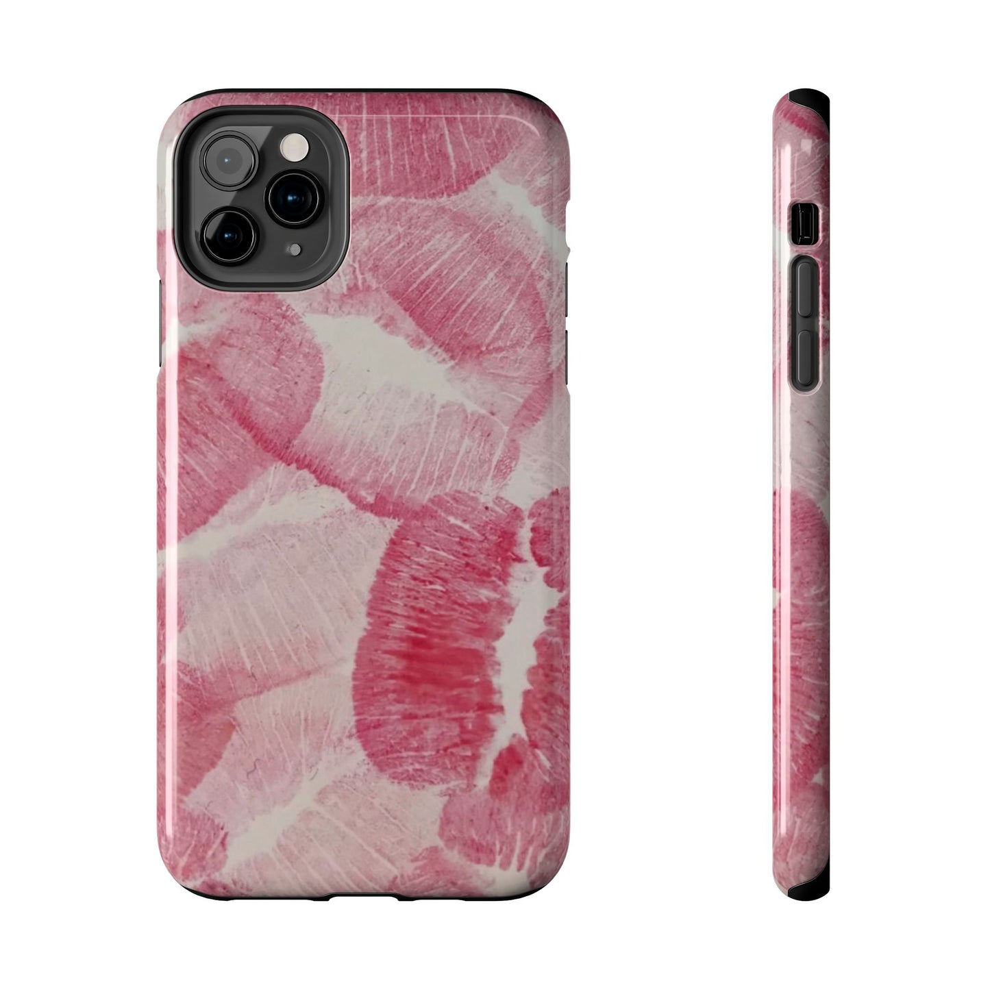 Pink Kiss Lipstick Fashion Aesthetic Glossy Phone Case