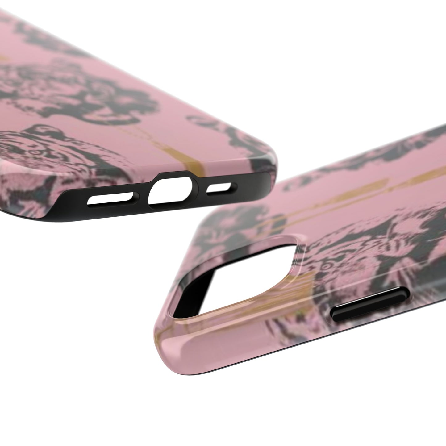 Pink Tiger Print Fashion Phone Case