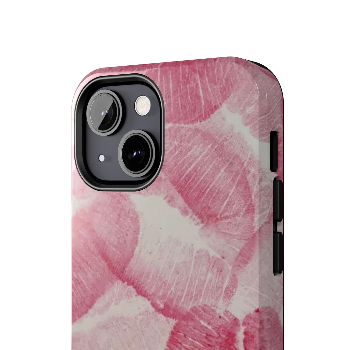 Pink Kiss Lipstick Fashion Aesthetic Glossy Phone Case