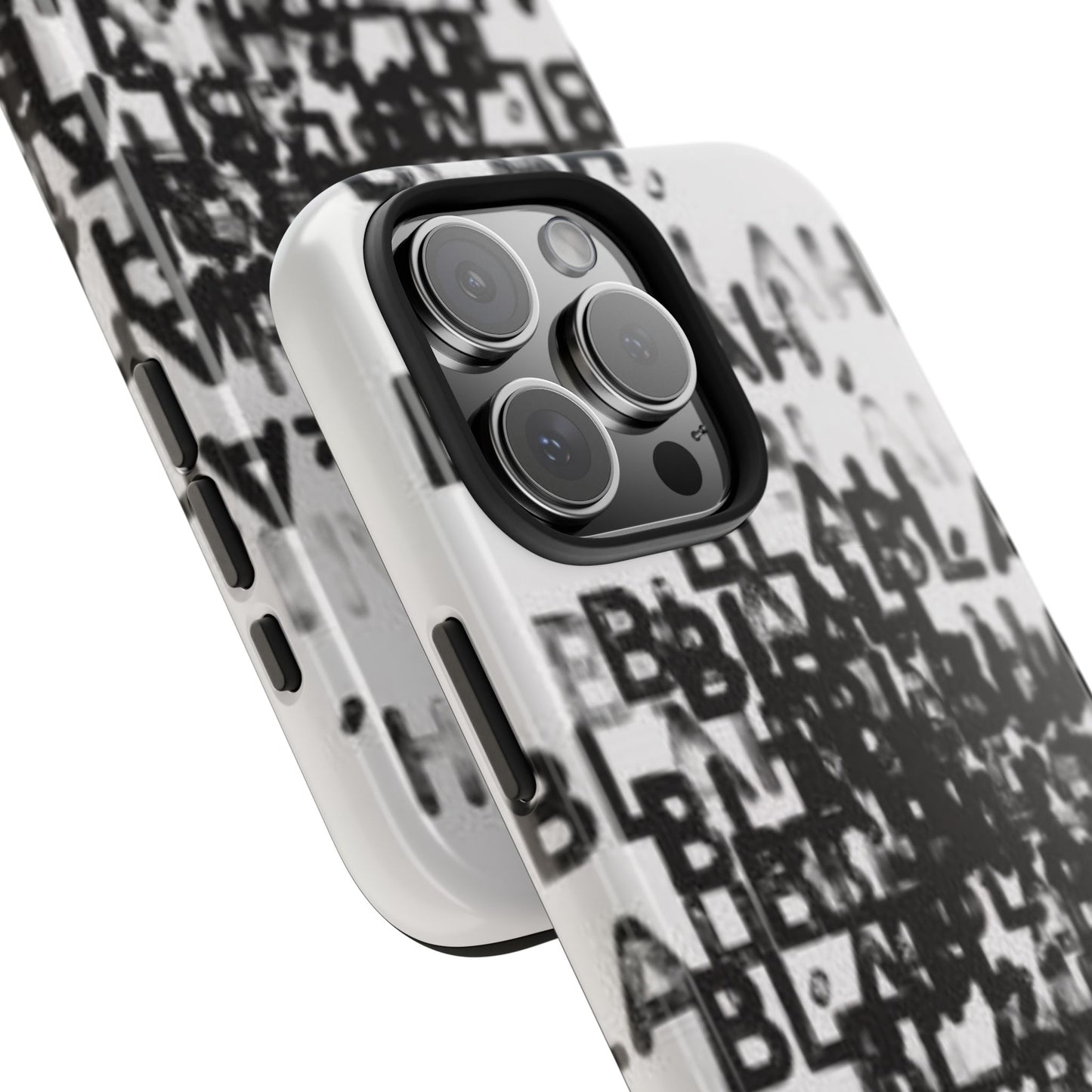 Blah Blah Blah Print Phone Case
