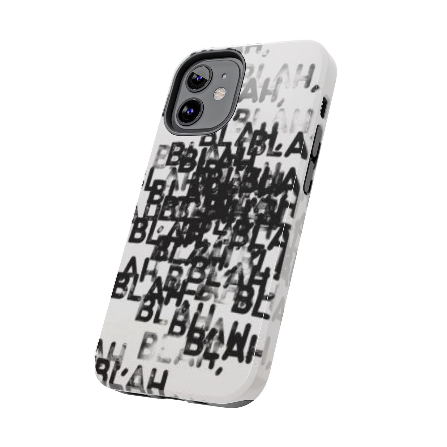 Blah Blah Blah Print Phone Case