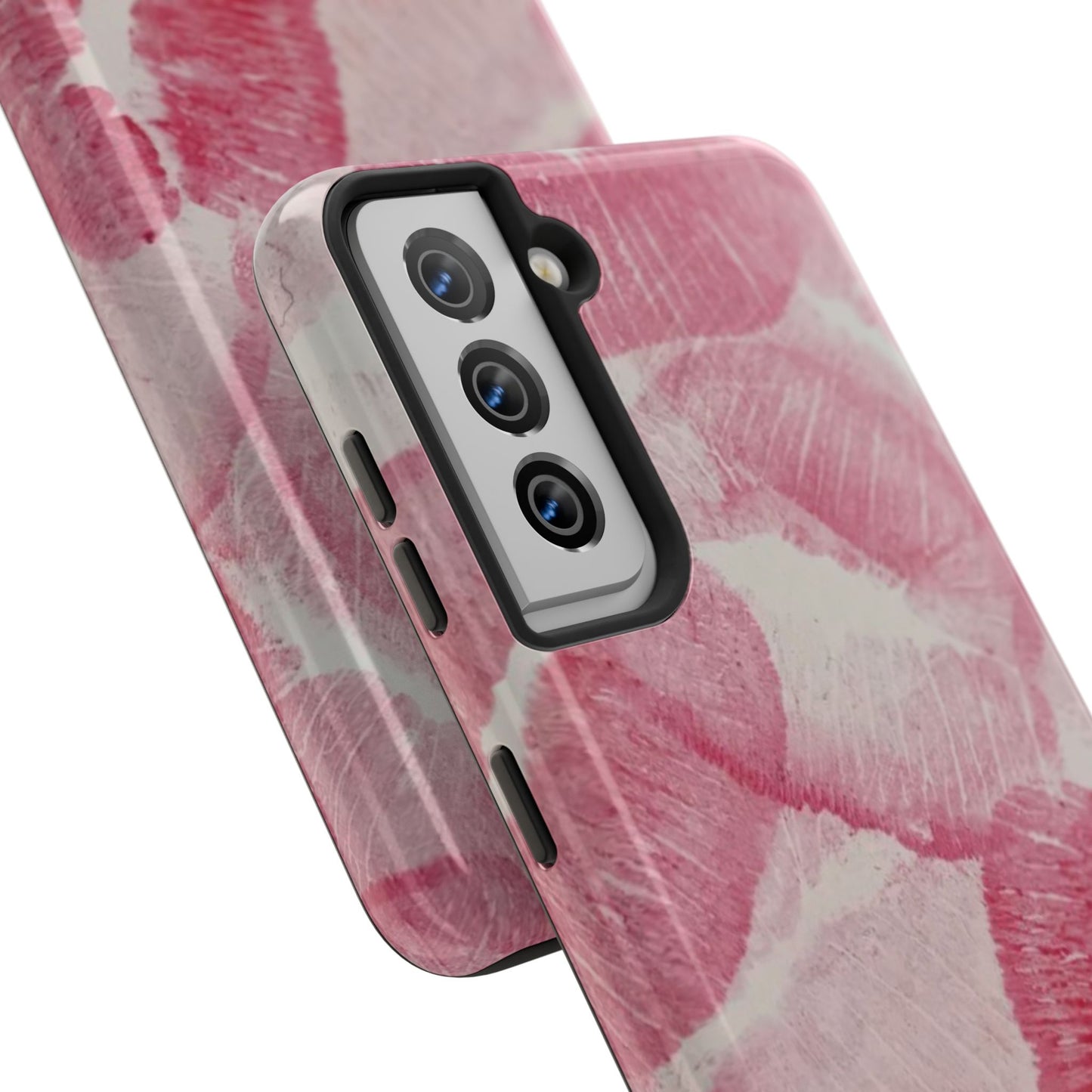 Pink Kiss Lipstick Fashion Aesthetic Glossy Phone Case