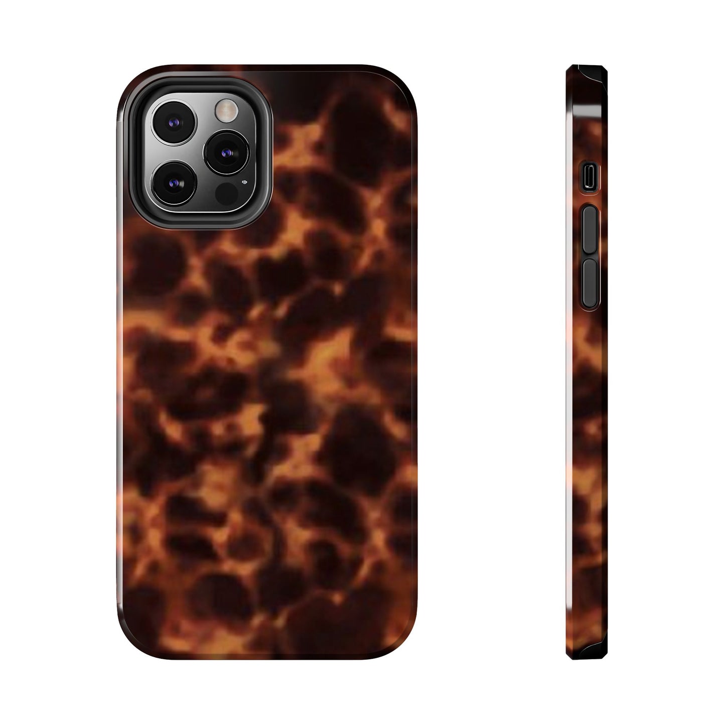 Tortoise Shell Glossy Phone Case,  Cool Girl Aesthetic
