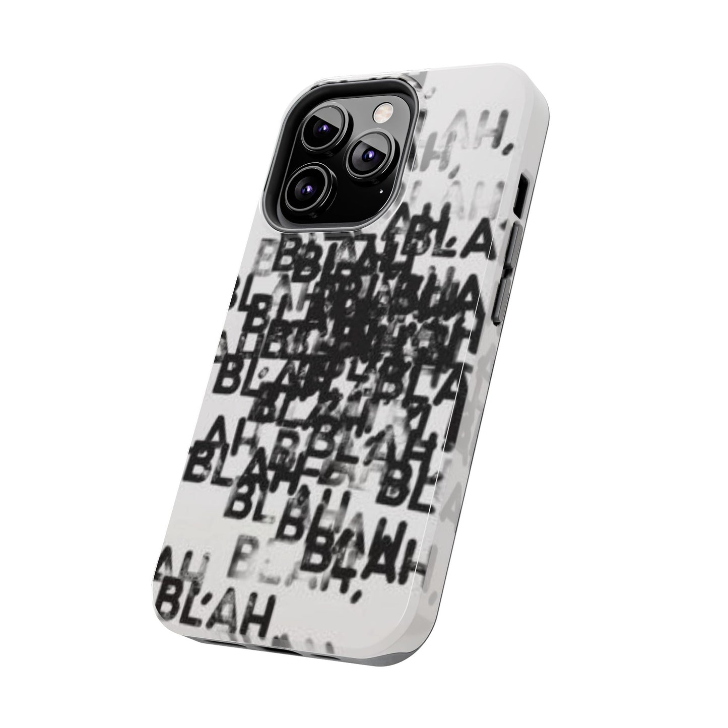 Blah Blah Blah Print Phone Case