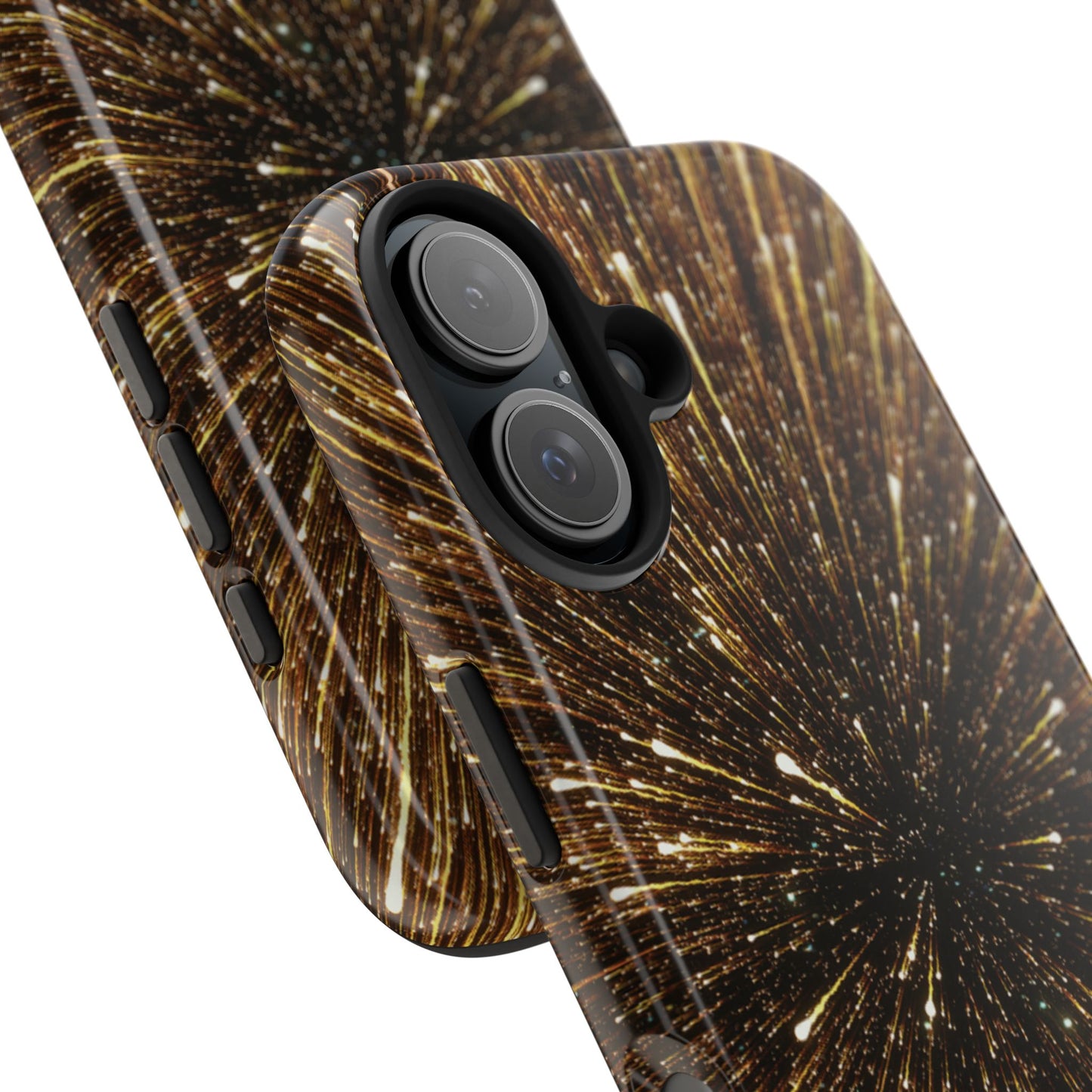 Star Burst Gold Galaxy Phone Case