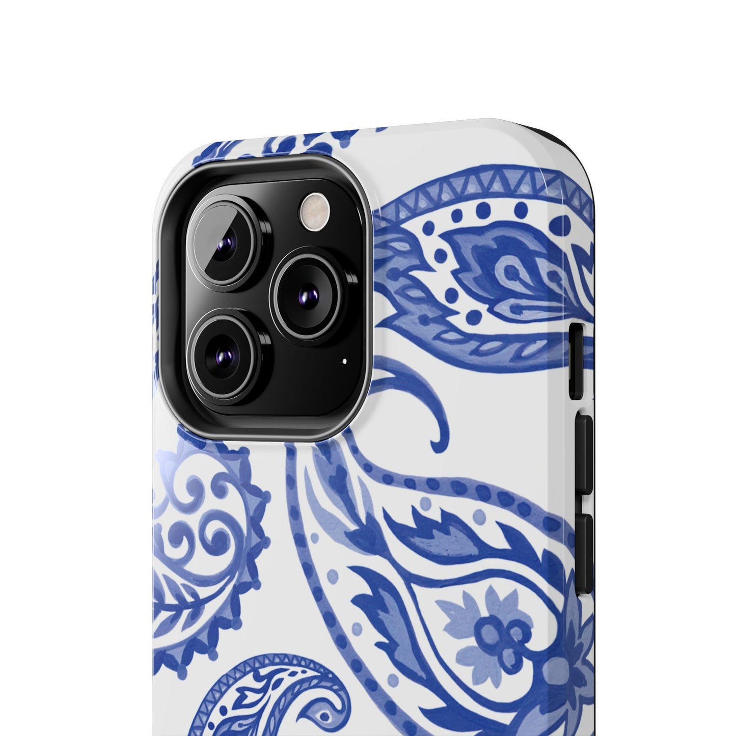 Paisley Blue and White phone case