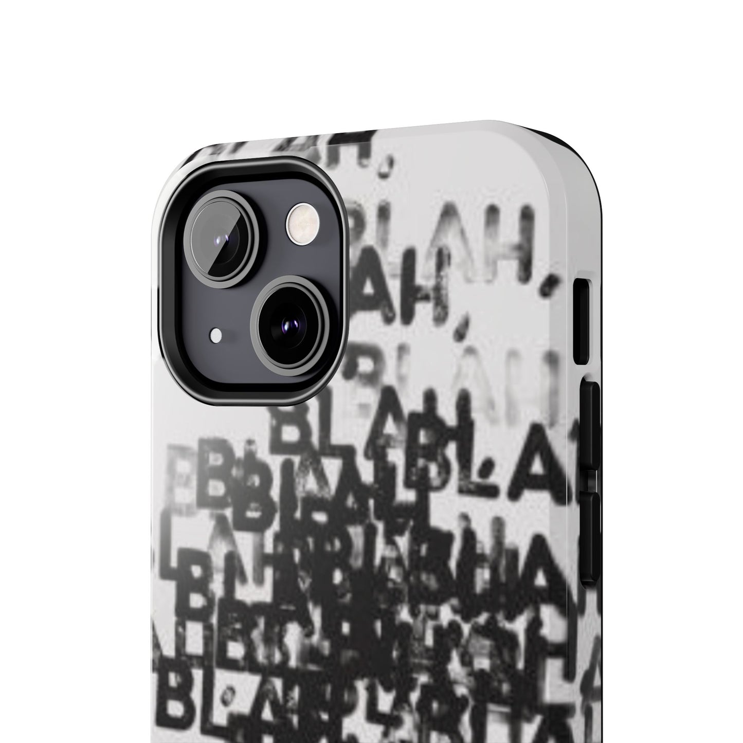 Blah Blah Blah Print Phone Case