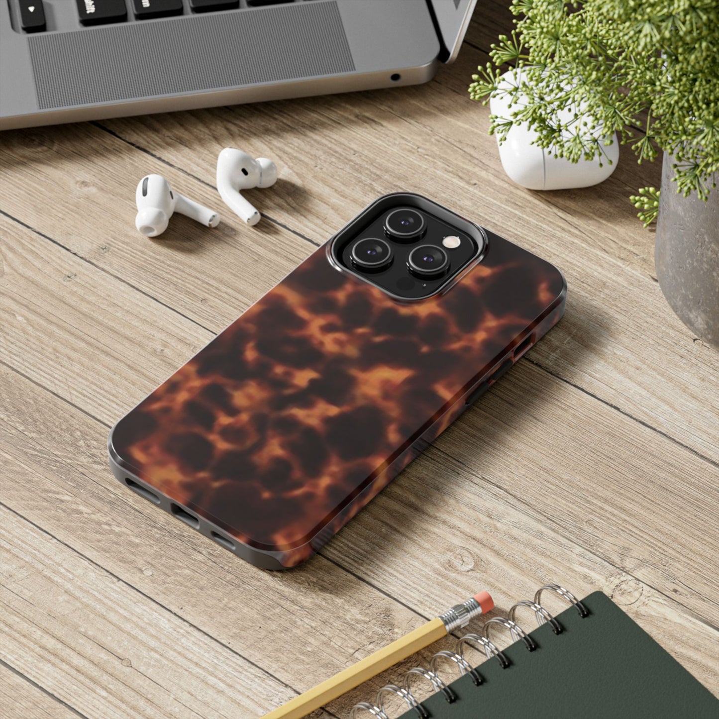 Tortoise Shell Glossy Phone Case,  Cool Girl Aesthetic