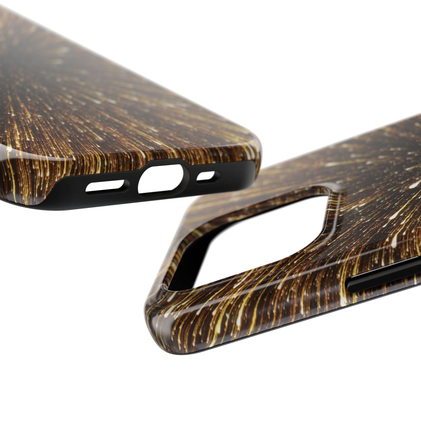 Star Burst Gold Galaxy Phone Case