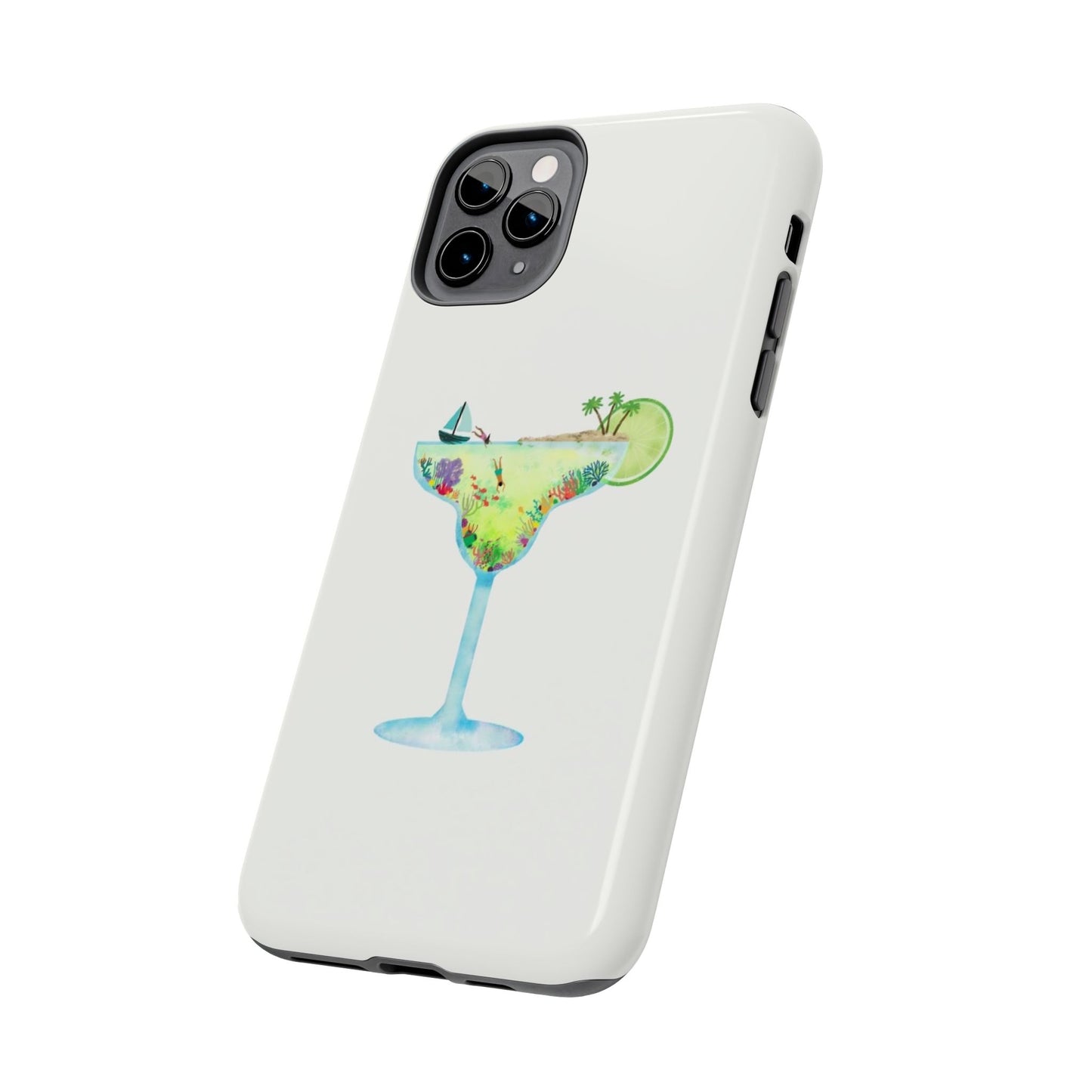 Glossy Phone Case, Summer Phone Case, Cute, Glossy Phone Case, Coastal Summer
