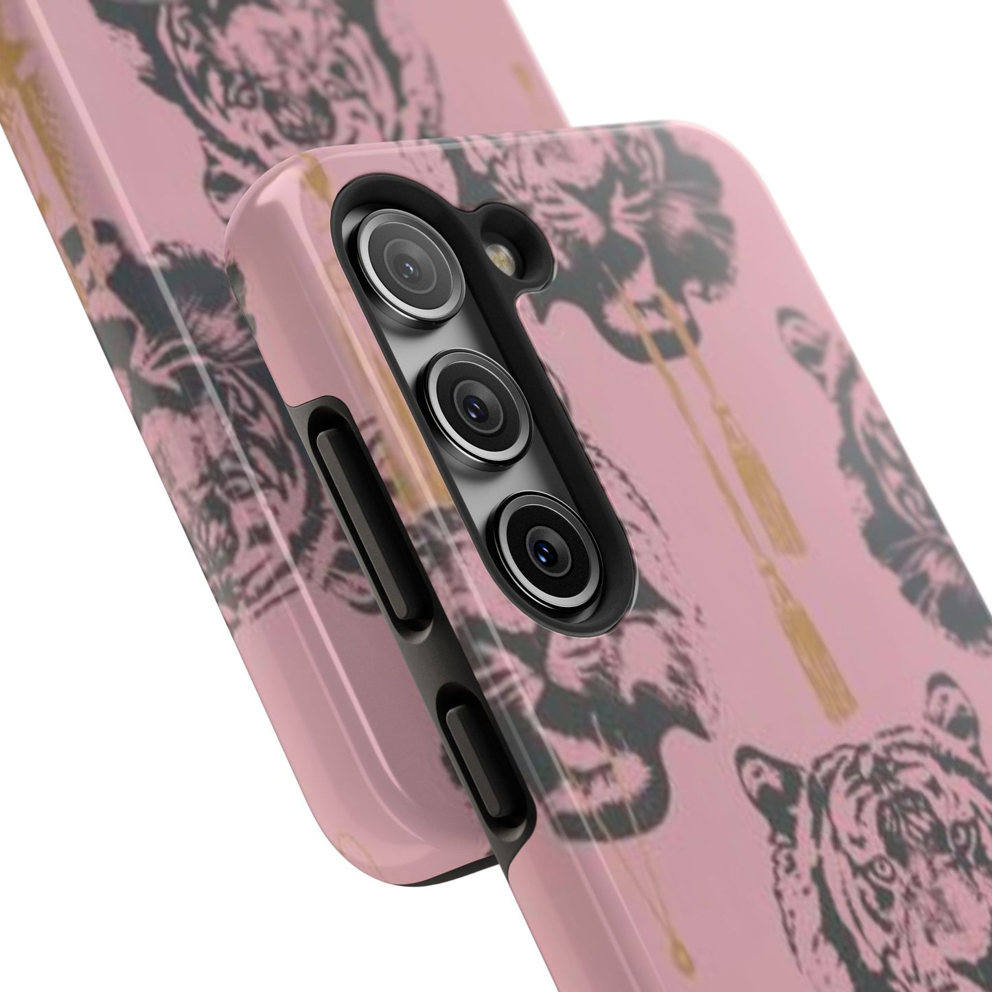 Pink Tiger Print Fashion Phone Case