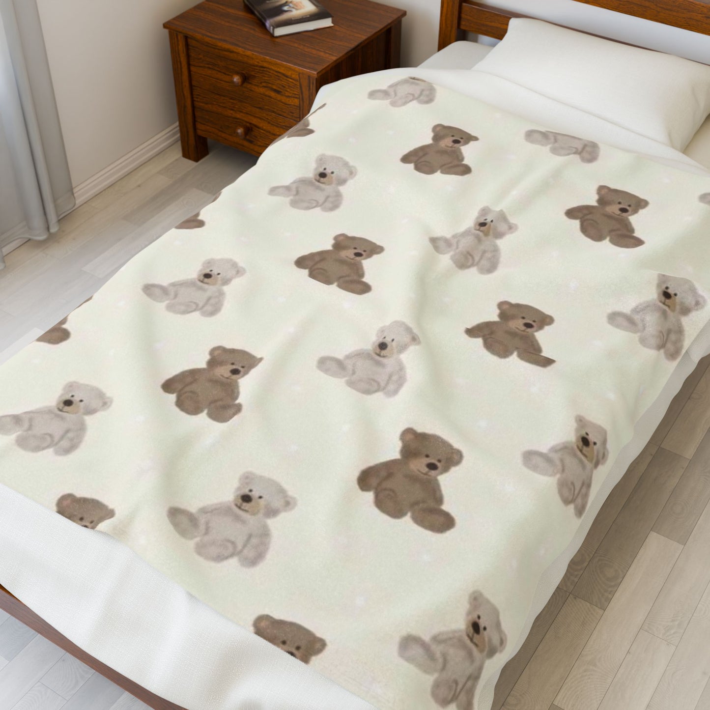 Copy of Black and White Abstract Blanket