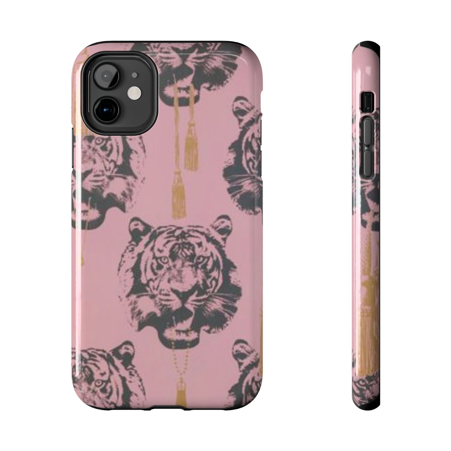 Pink Tiger Print Fashion Phone Case
