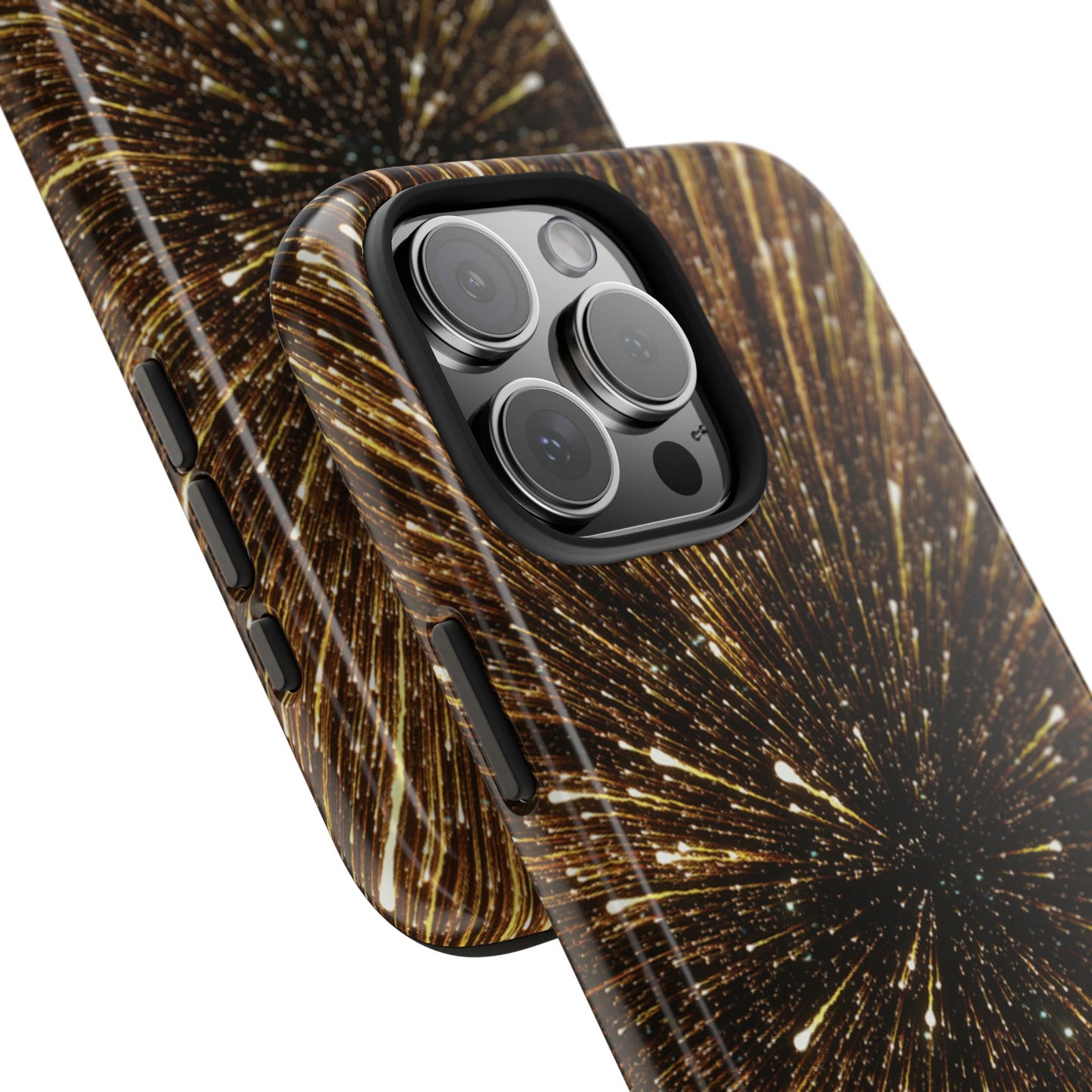 Star Burst Gold Galaxy Phone Case