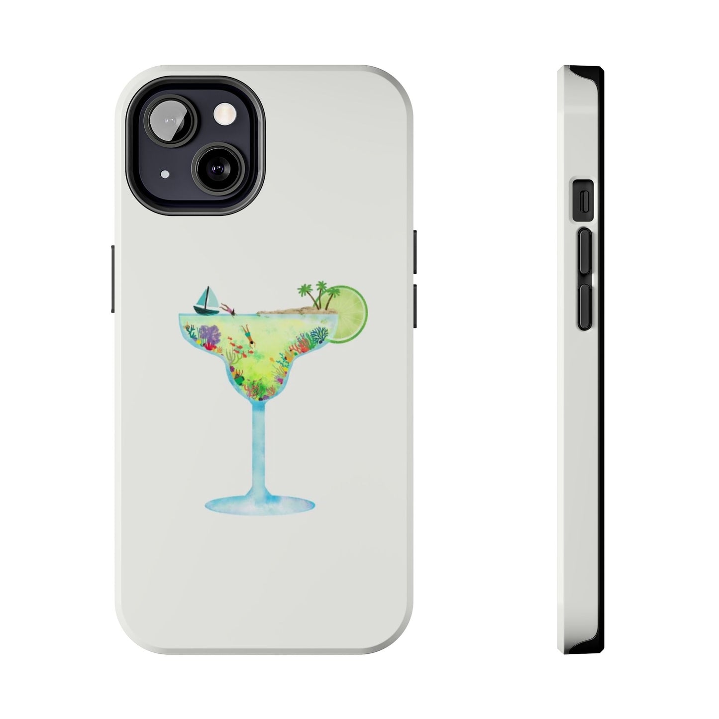 Glossy Phone Case, Summer Phone Case, Cute, Glossy Phone Case, Coastal Summer