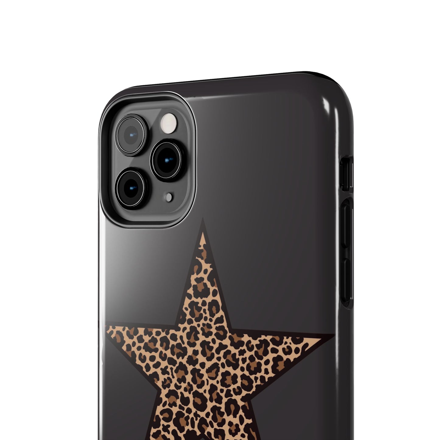 Cheetah Print Star Scandi Style Phone Case