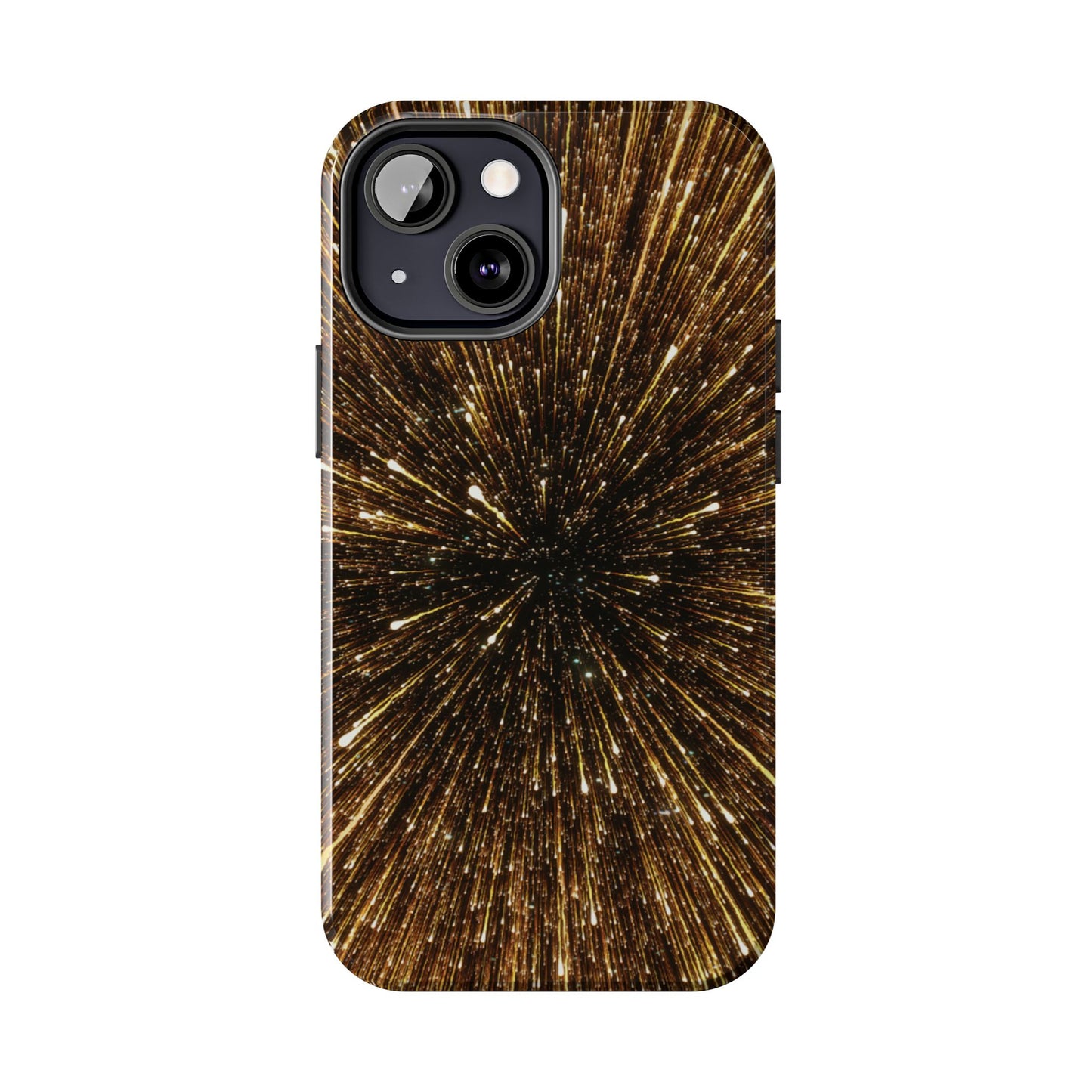 Star Burst Gold Galaxy Phone Case