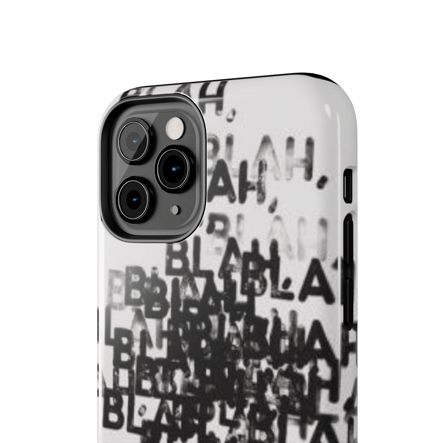 Blah Blah Blah Print Phone Case