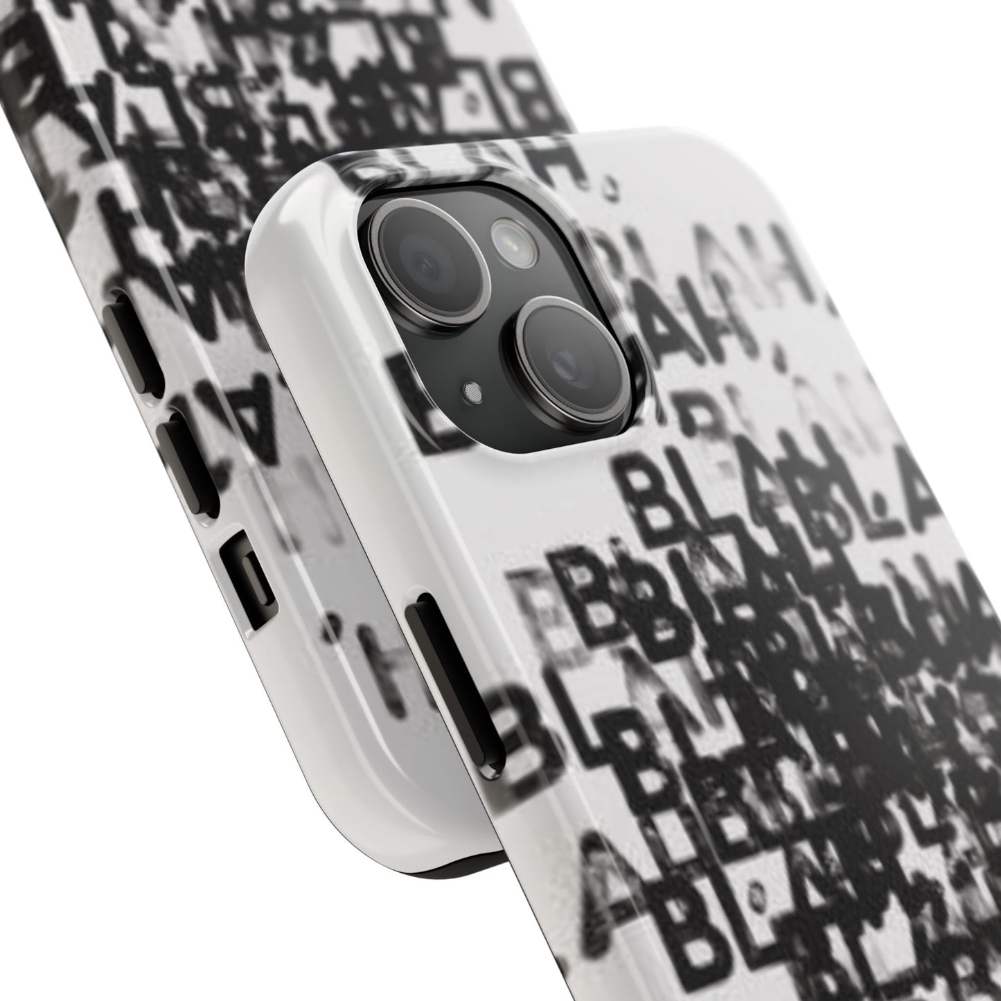 Blah Blah Blah Print Phone Case