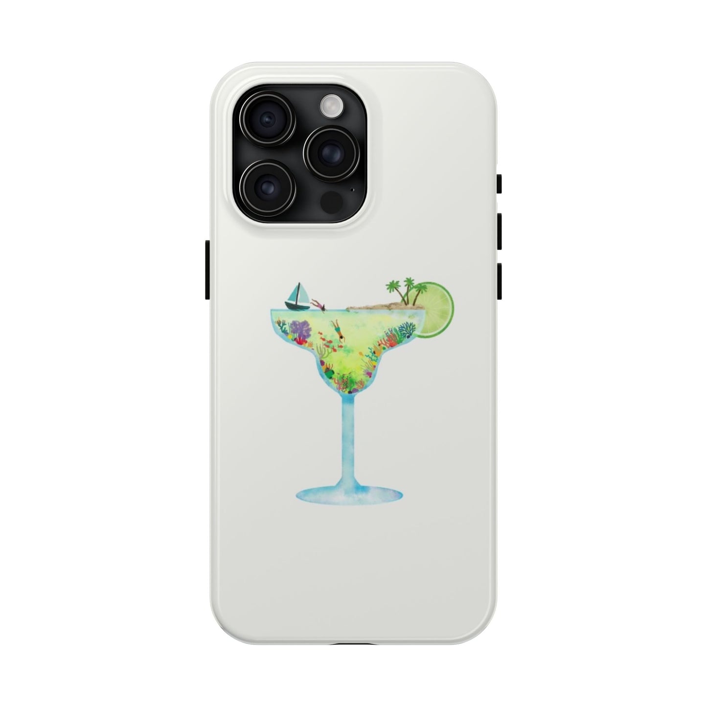 Glossy Phone Case, Summer Phone Case, Cute, Glossy Phone Case, Coastal Summer