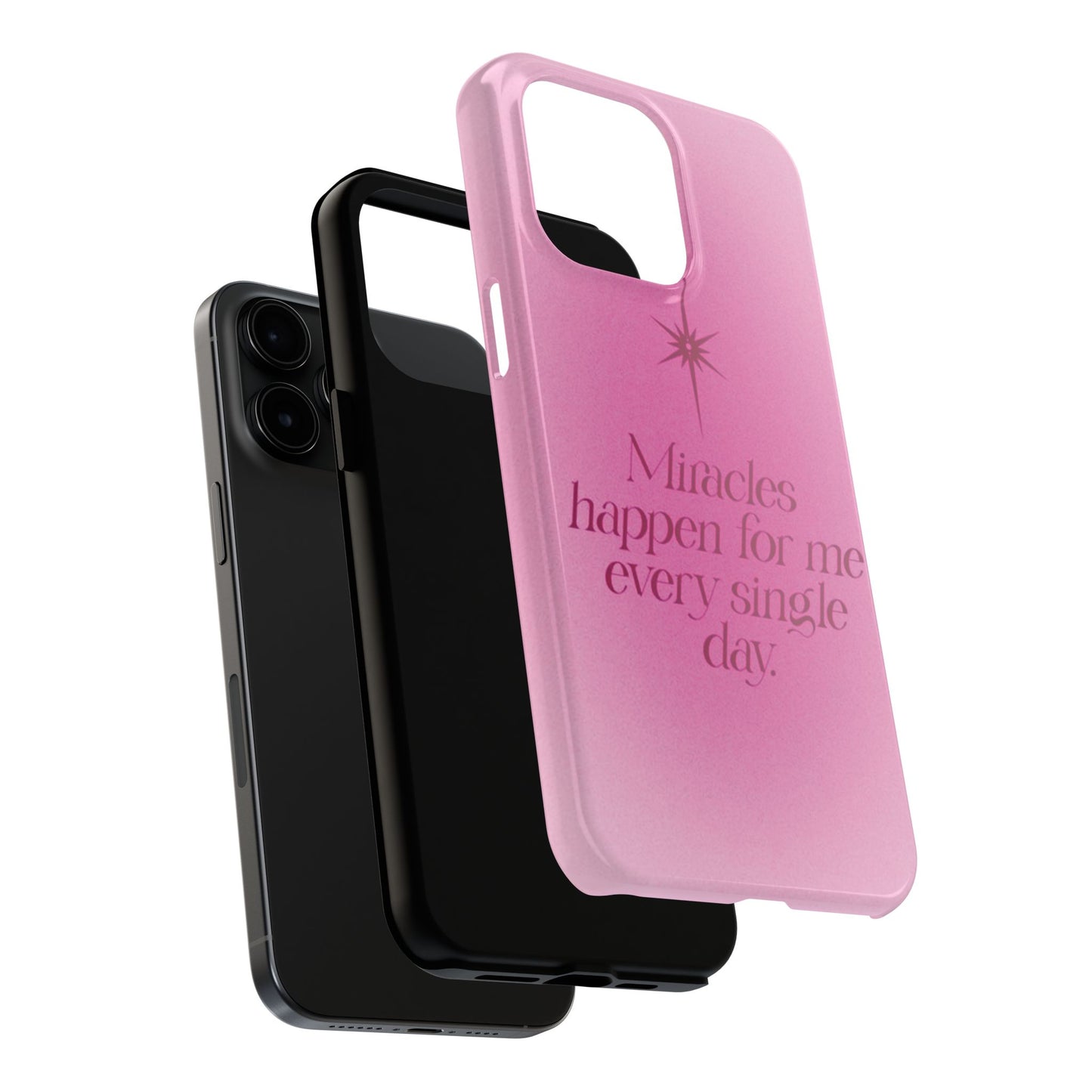 Miracles Happen Affirmation Phone Case