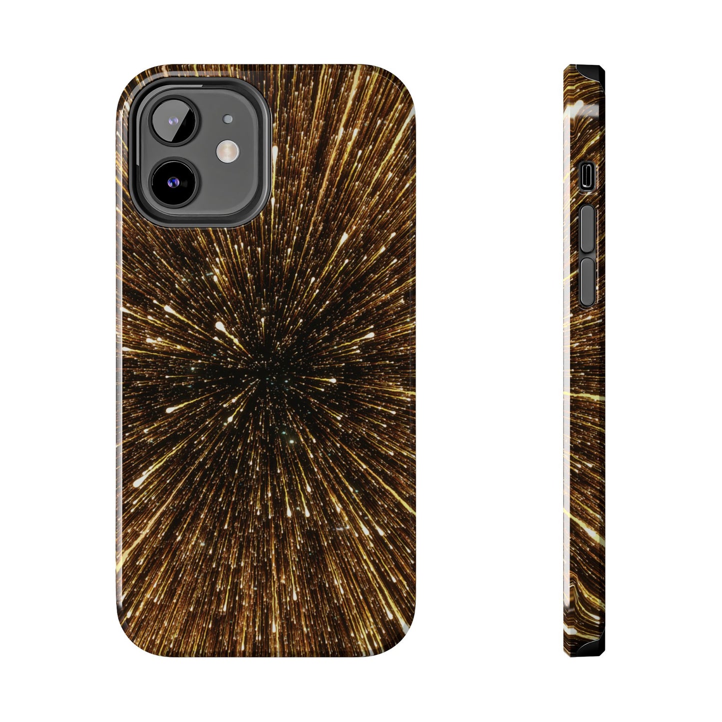 Star Burst Gold Galaxy Phone Case
