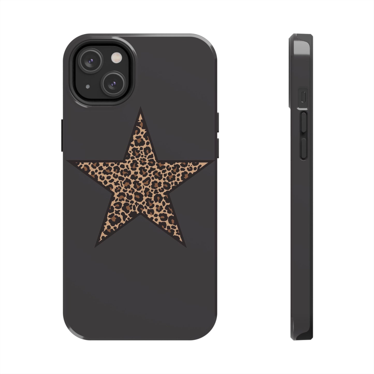 Cheetah Print Star Scandi Style Phone Case