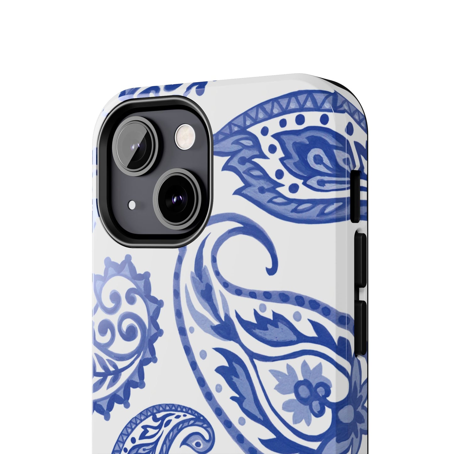 Paisley Blue and White phone case
