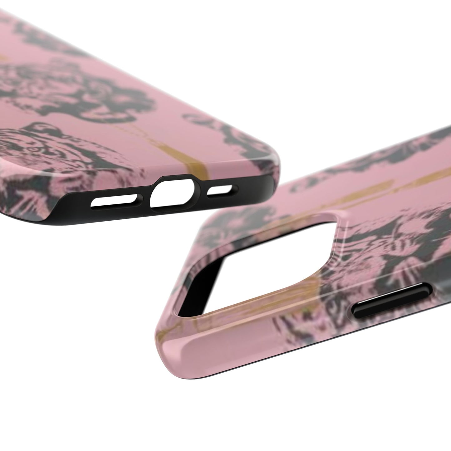 Pink Tiger Print Fashion Phone Case