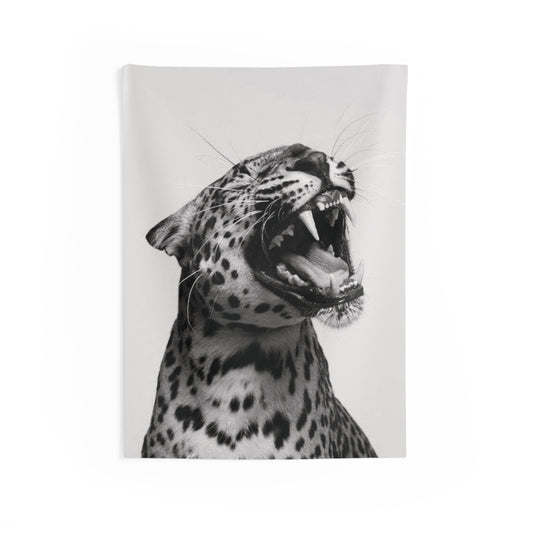 Copy of B&W Aesthetic Tapestry, Leopard Tapestry, Glam Bedroom