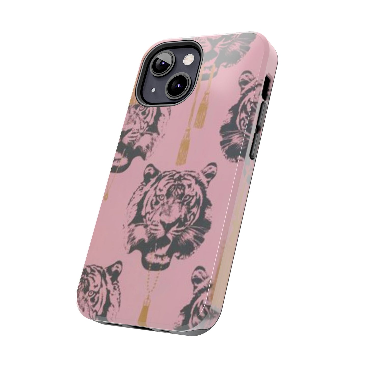 Pink Tiger Print Fashion Phone Case