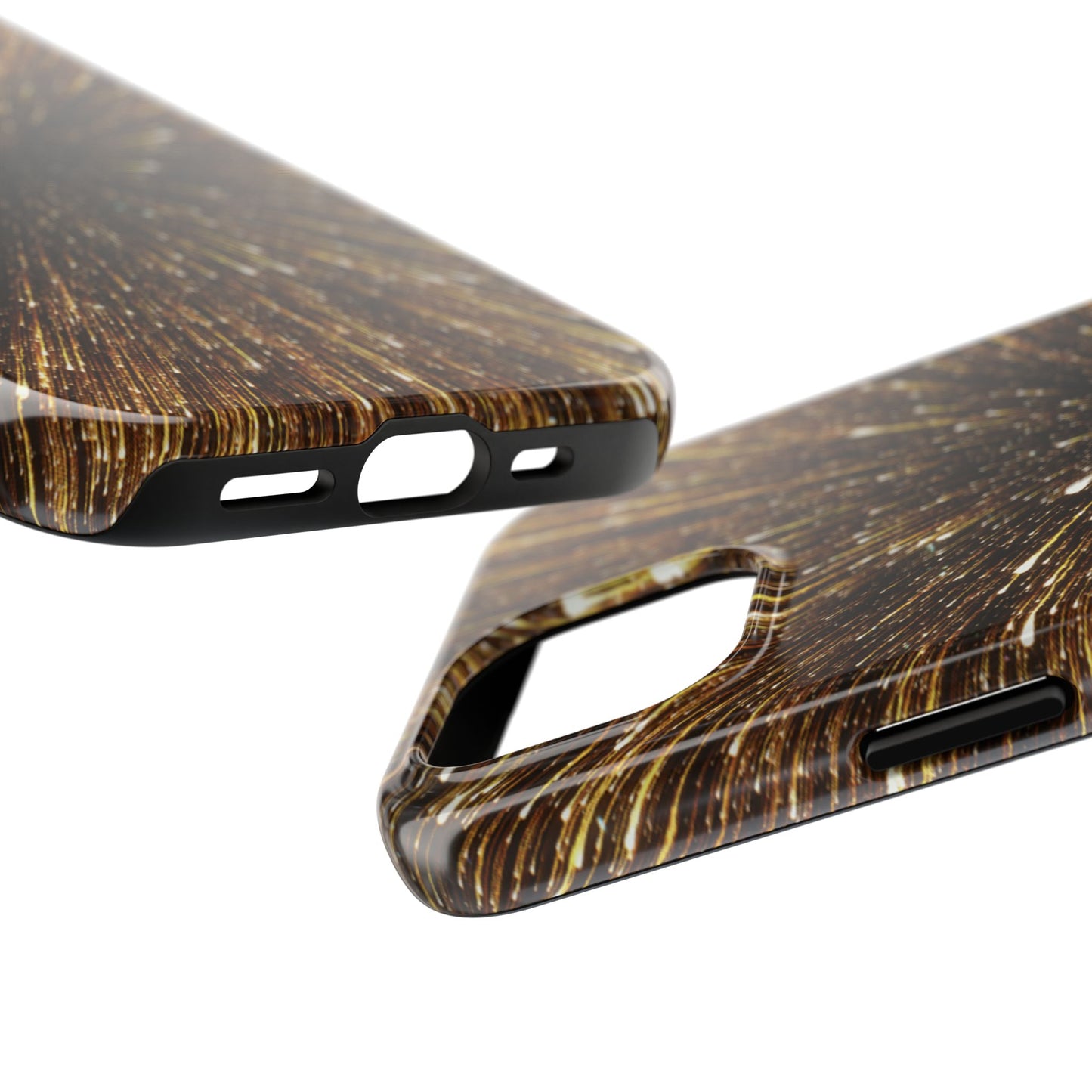 Star Burst Gold Galaxy Phone Case
