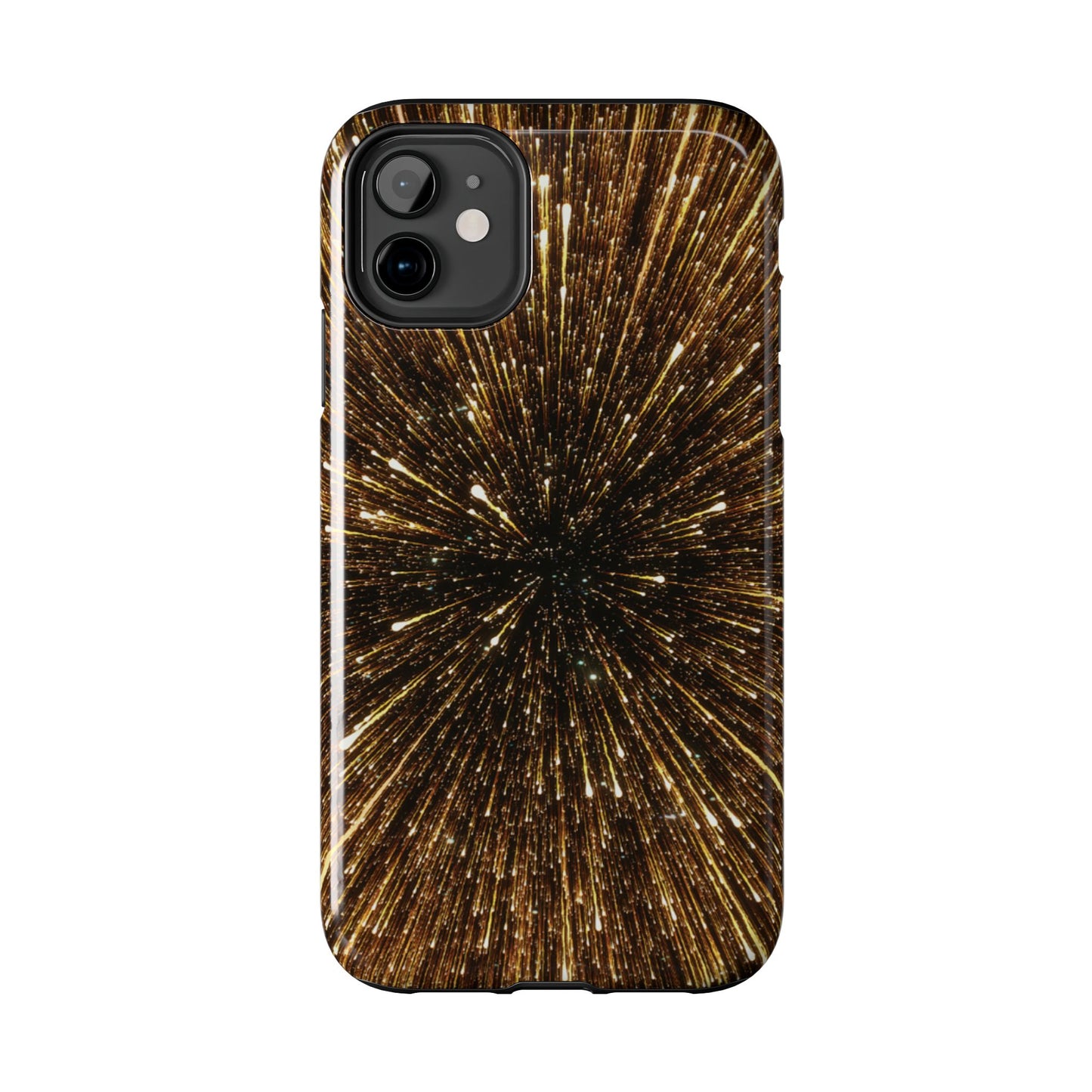 Star Burst Gold Galaxy Phone Case
