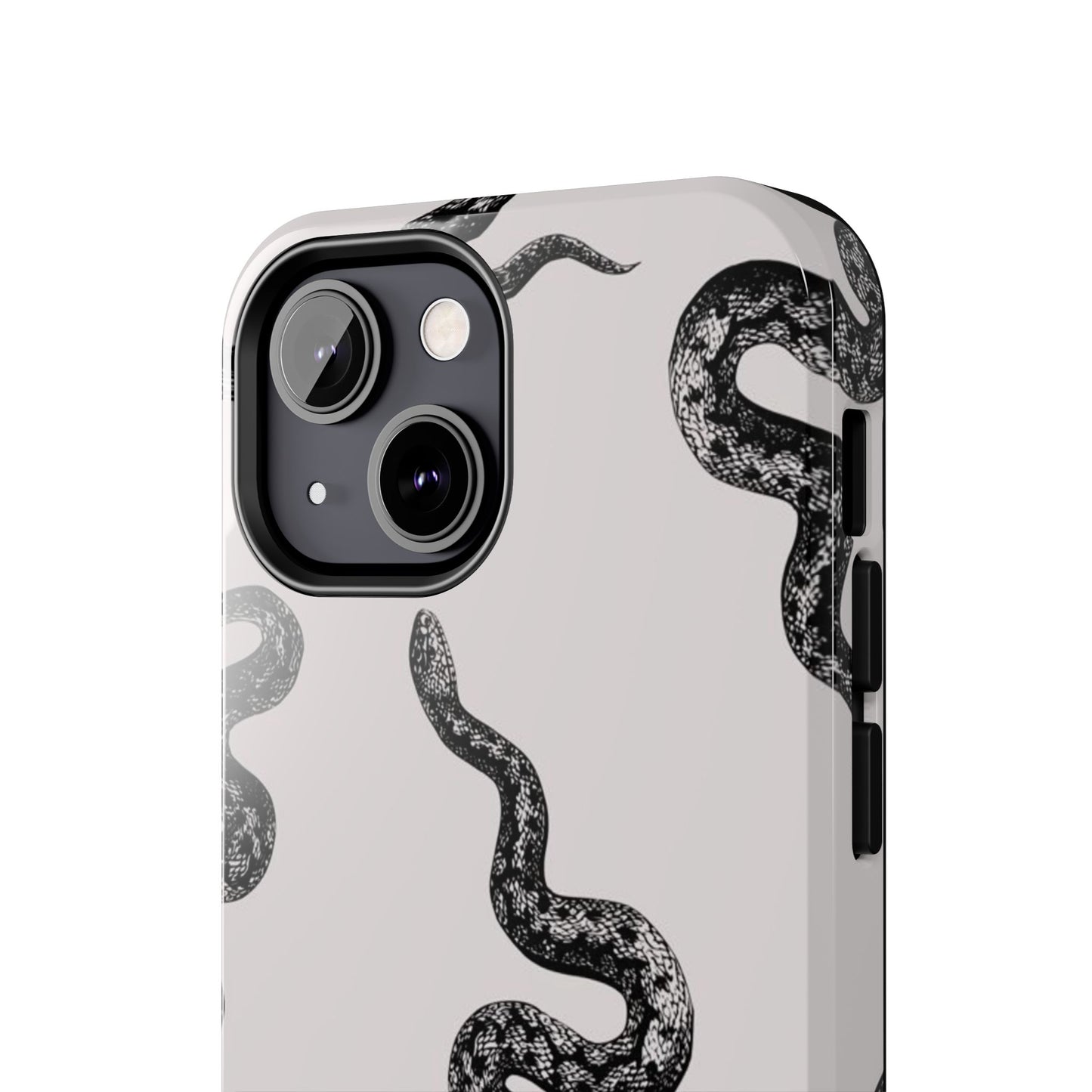 Snake Print Aesthetic Glossy Phone Case