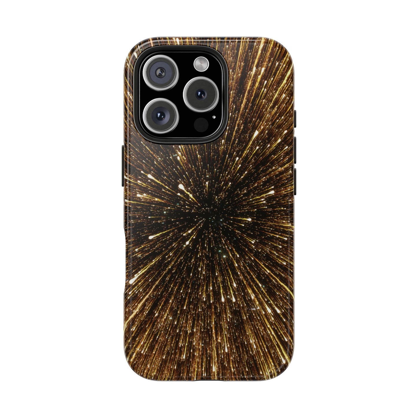 Star Burst Gold Galaxy Phone Case