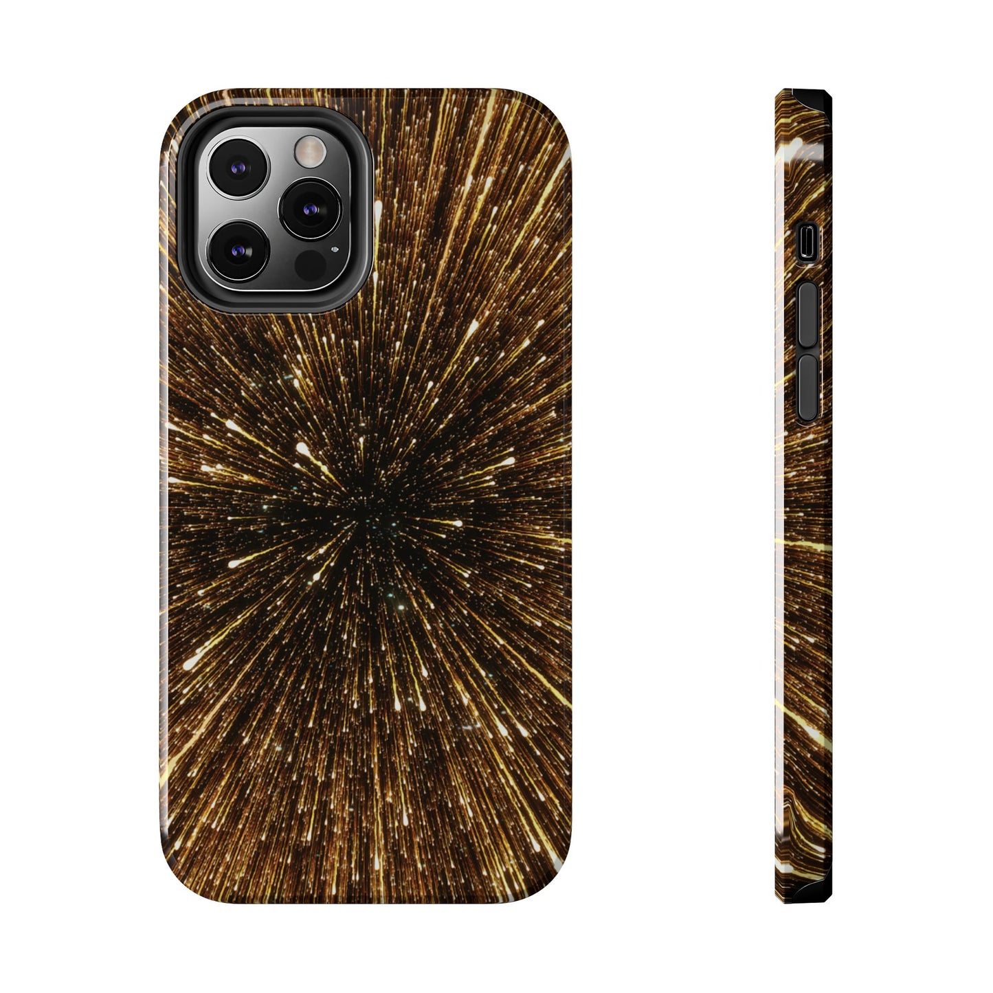 Star Burst Gold Galaxy Phone Case