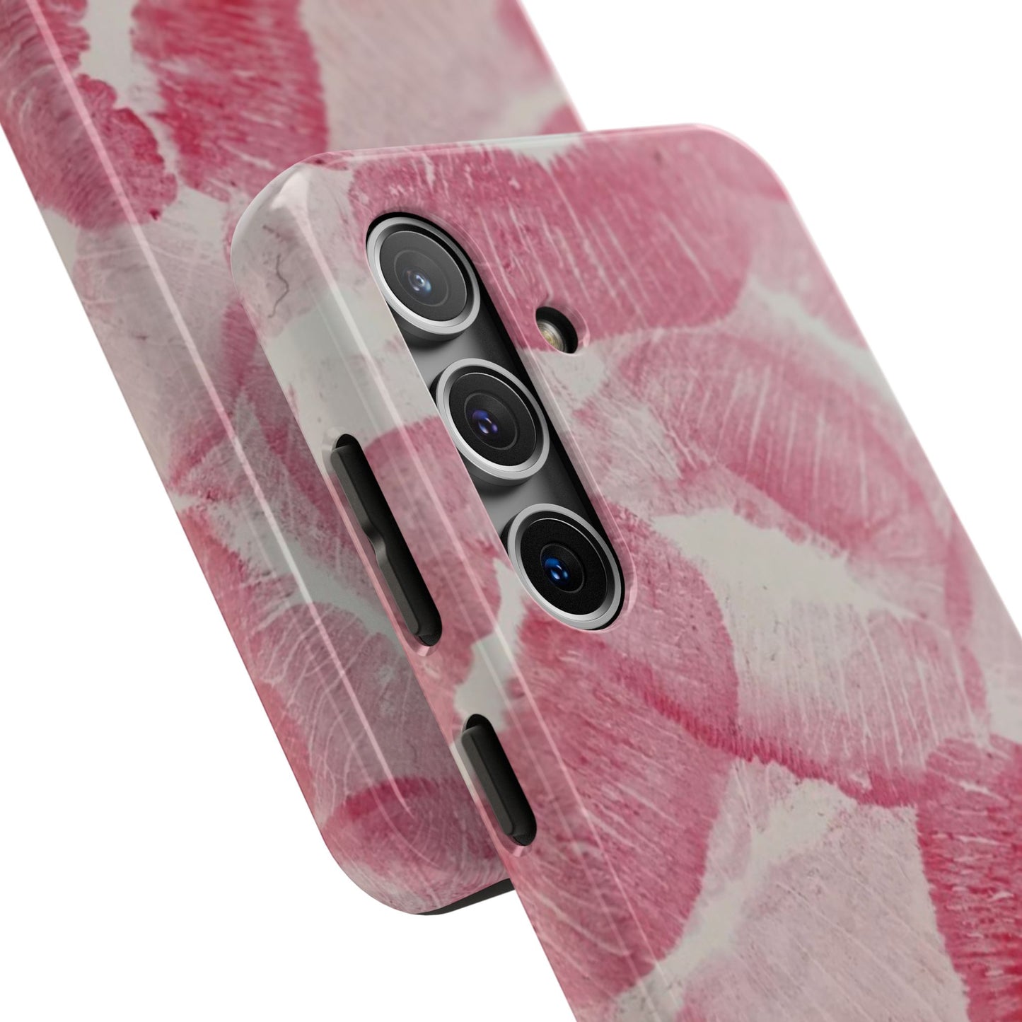 Pink Kiss Lipstick Fashion Aesthetic Glossy Phone Case