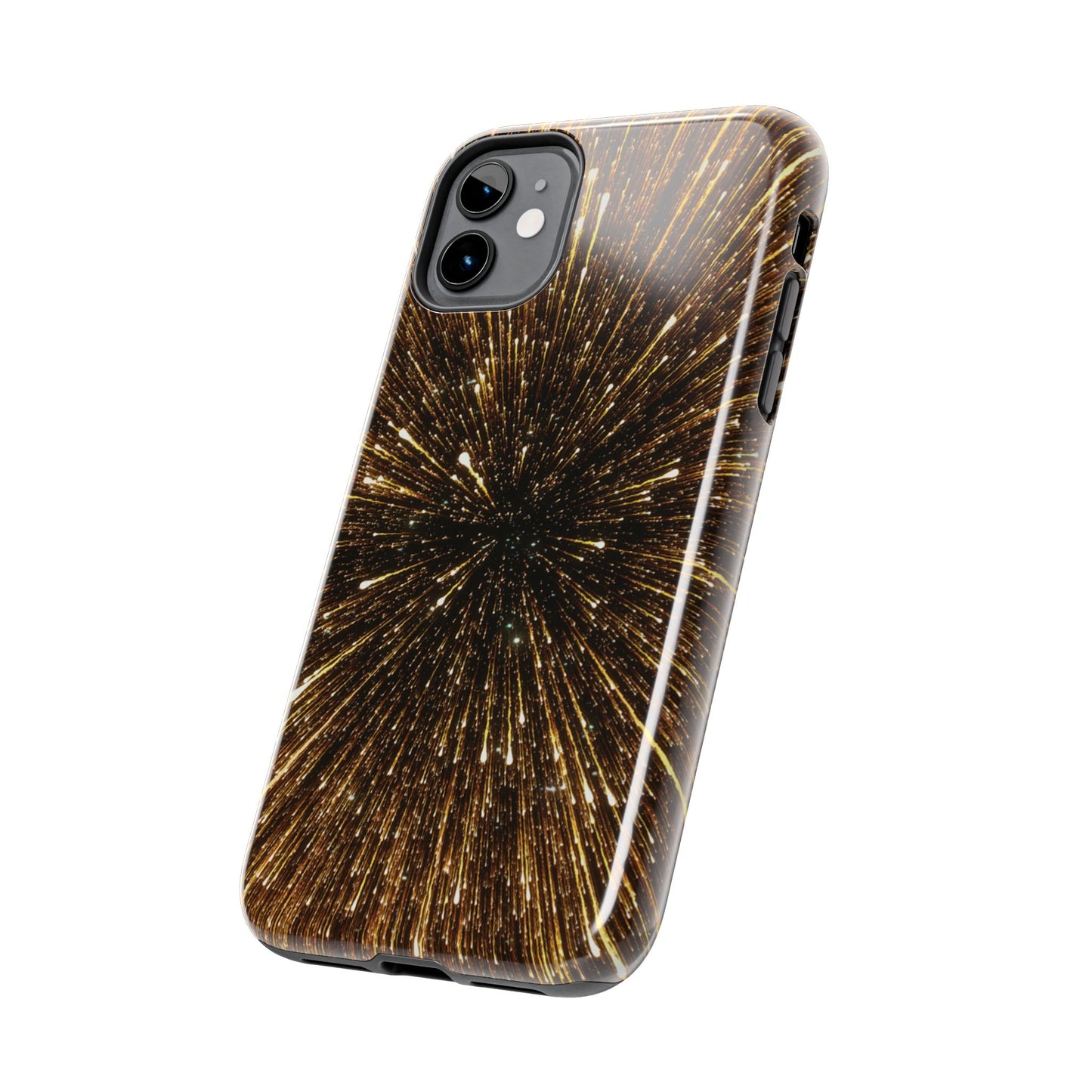 Star Burst Gold Galaxy Phone Case