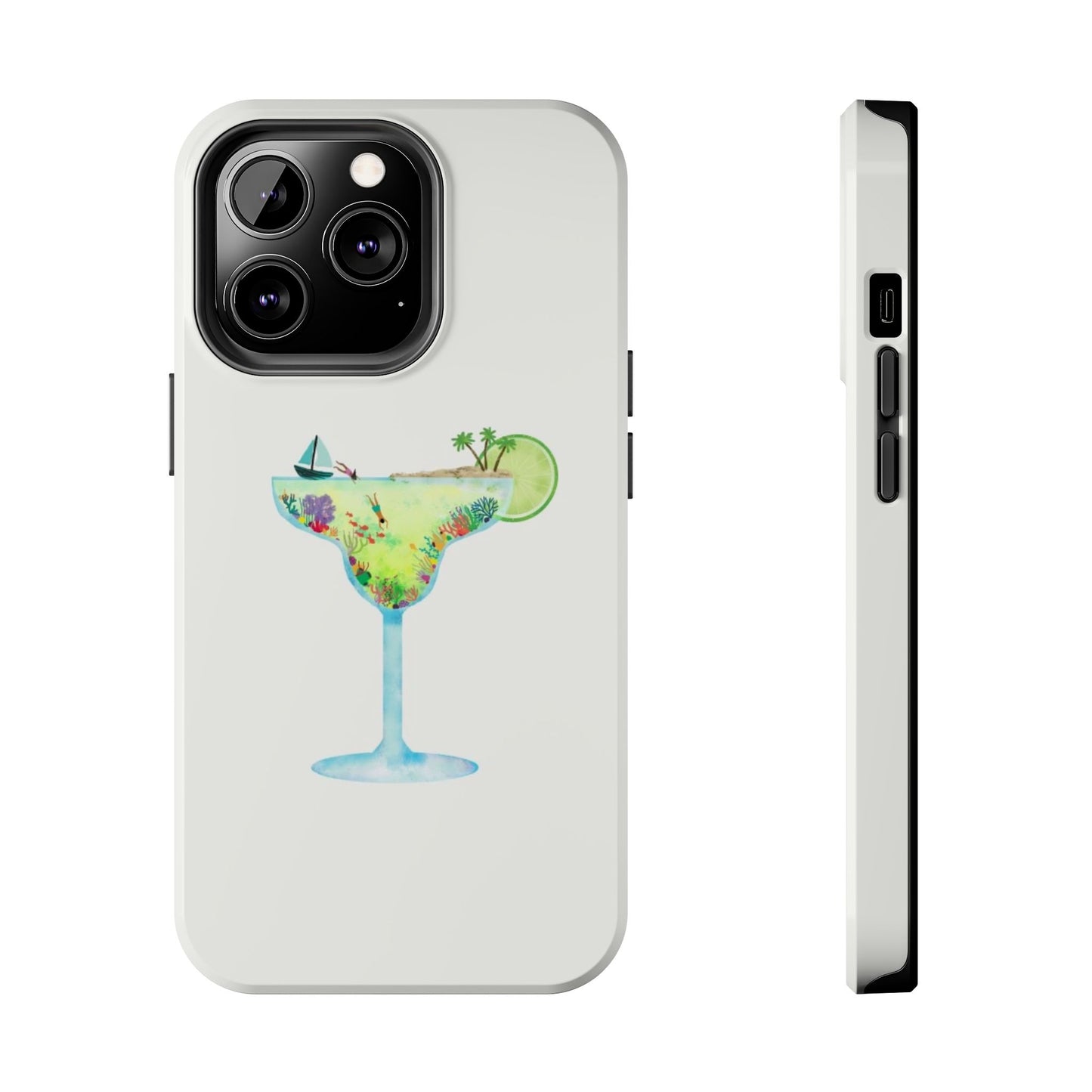 Glossy Phone Case, Summer Phone Case, Cute, Glossy Phone Case, Coastal Summer