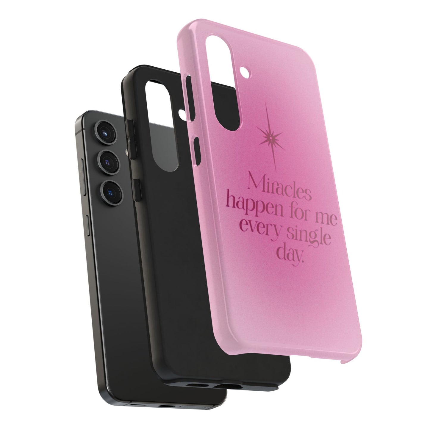 Miracles Happen Affirmation Phone Case