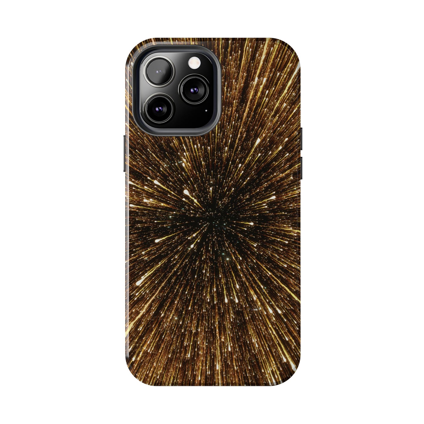 Star Burst Gold Galaxy Phone Case