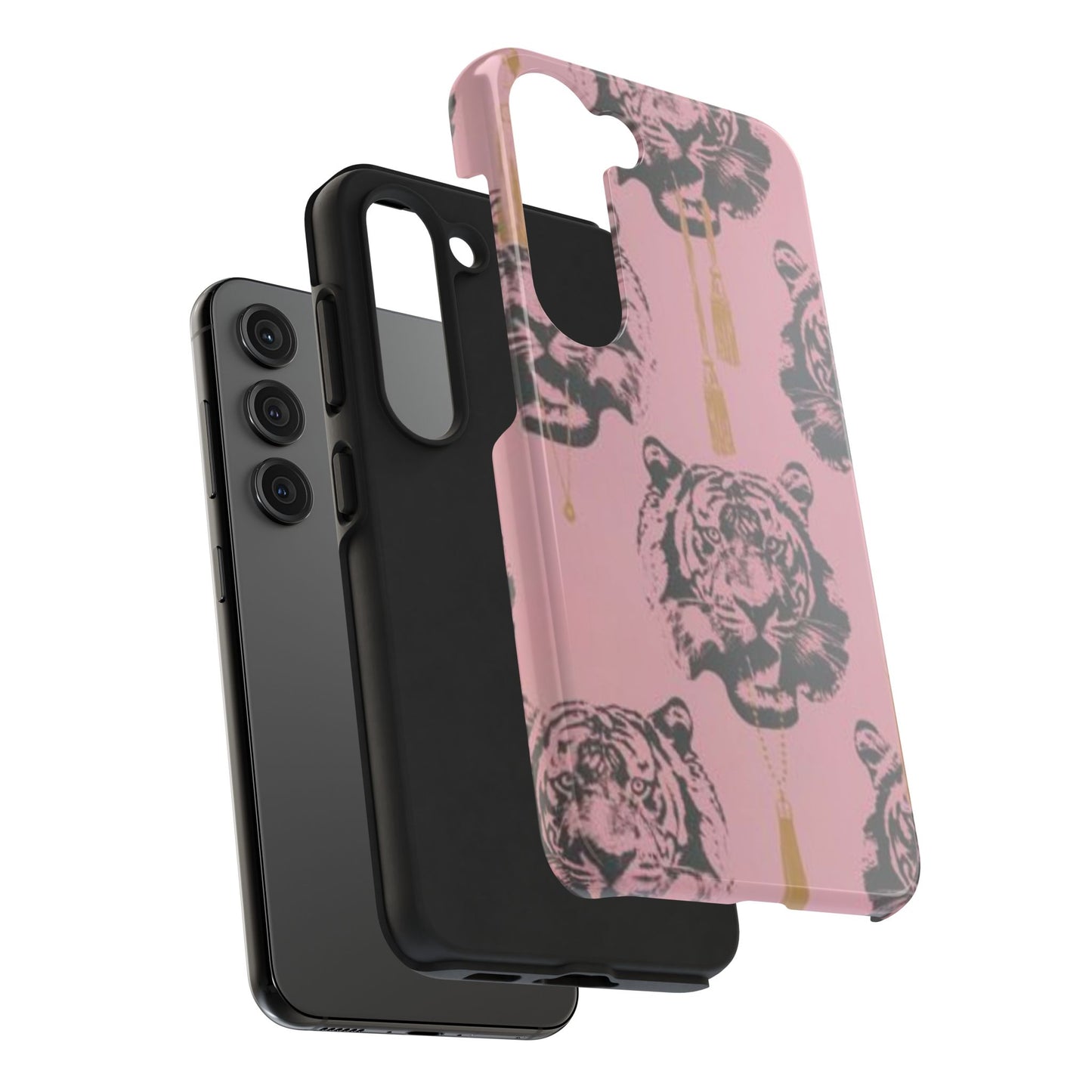 Pink Tiger Print Fashion Phone Case