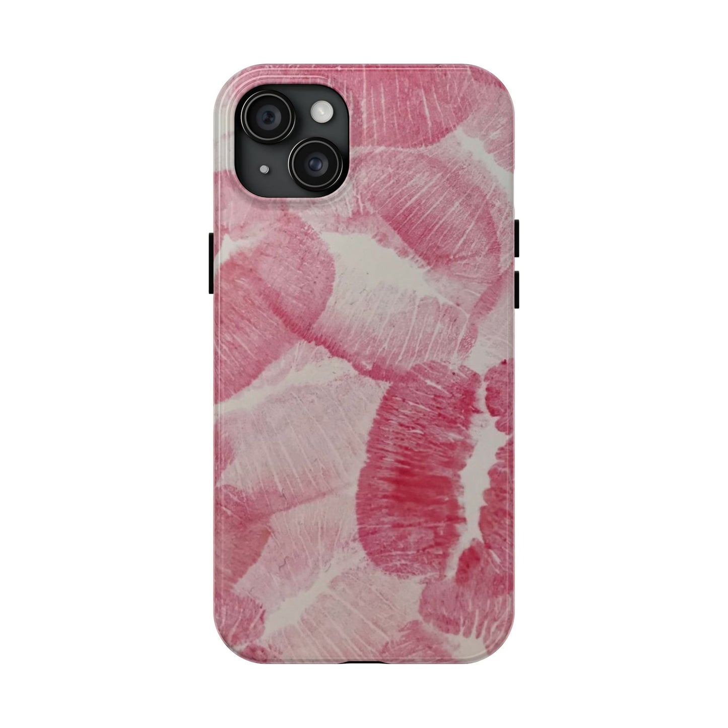 Pink Kiss Lipstick Fashion Aesthetic Glossy Phone Case
