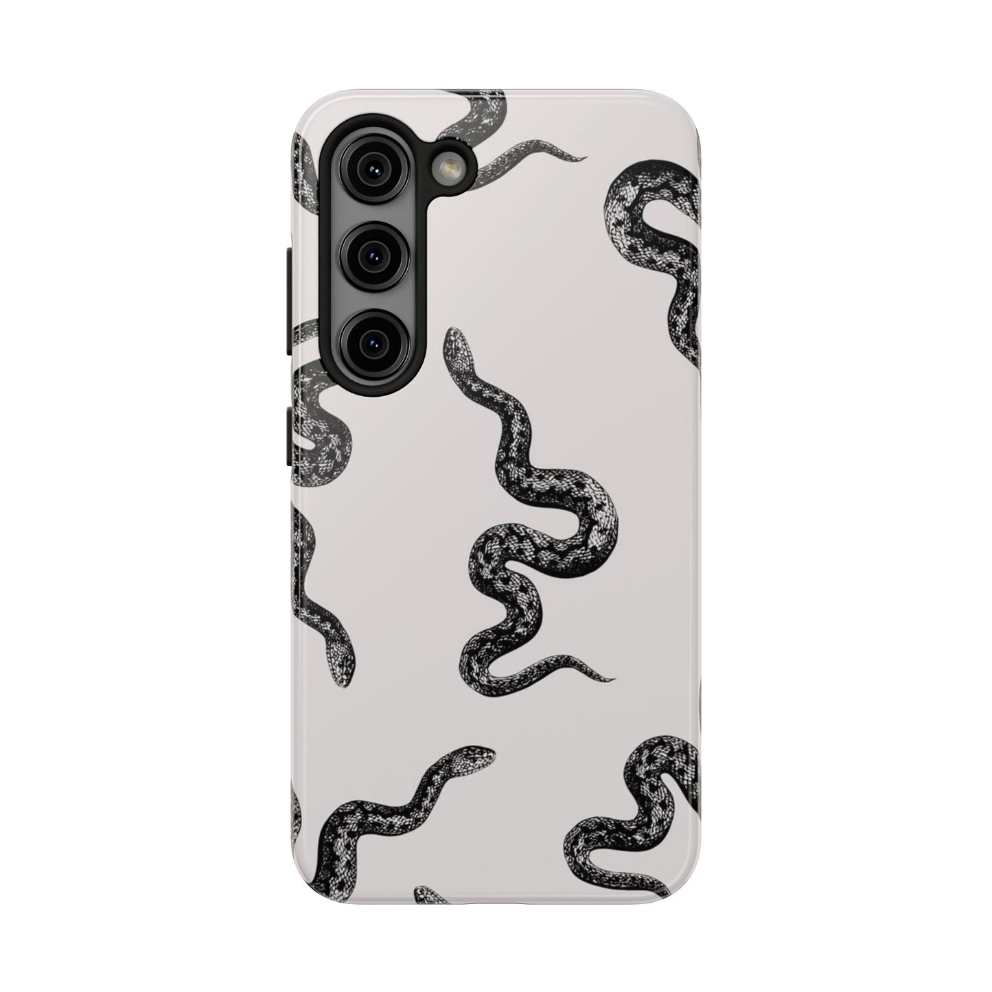 Snake Print Aesthetic Glossy Phone Case