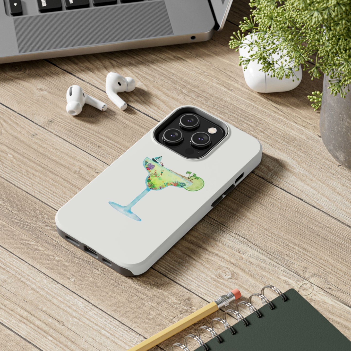 Glossy Phone Case, Summer Phone Case, Cute, Glossy Phone Case, Coastal Summer