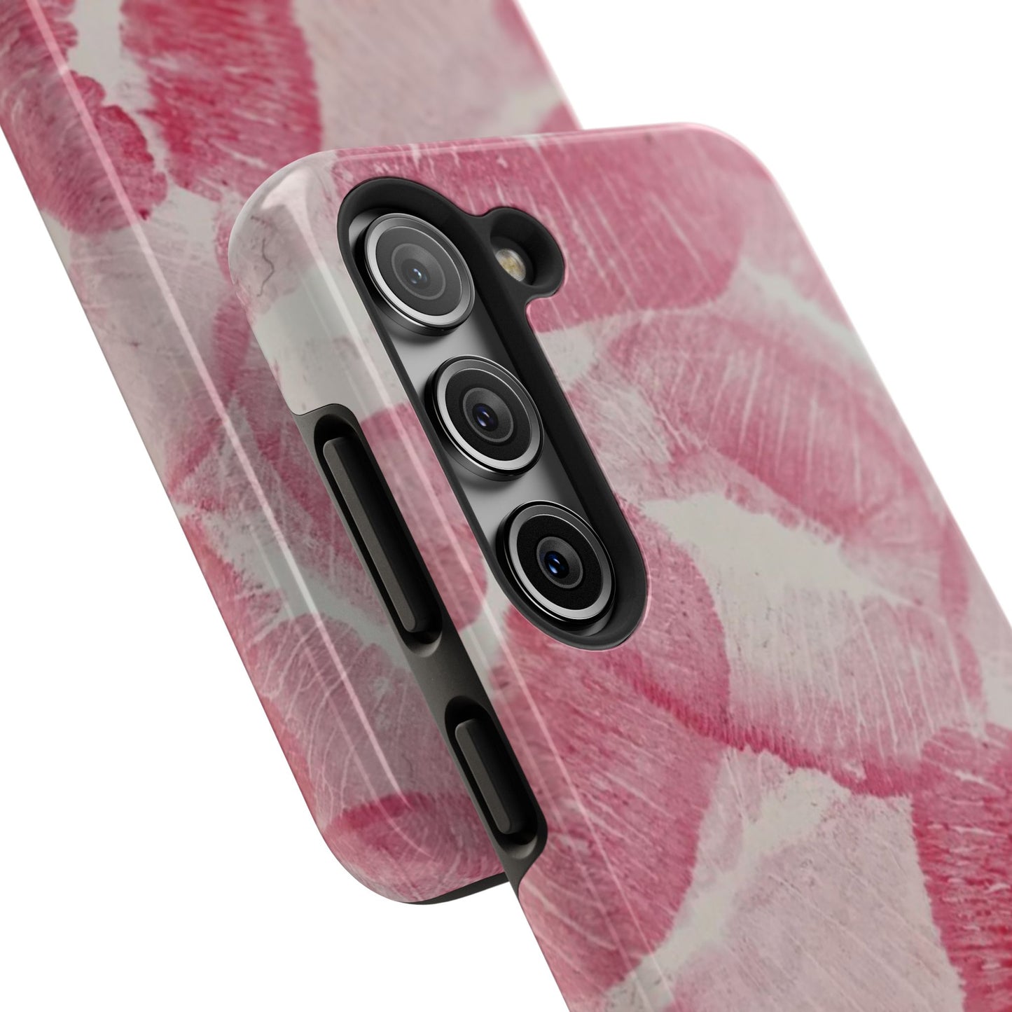 Pink Kiss Lipstick Fashion Aesthetic Glossy Phone Case