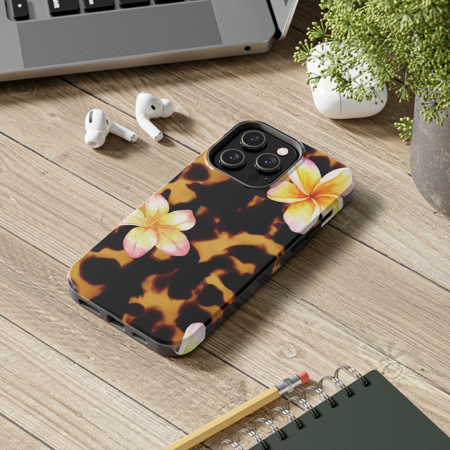 Tortoise Shell Flower Phone Case