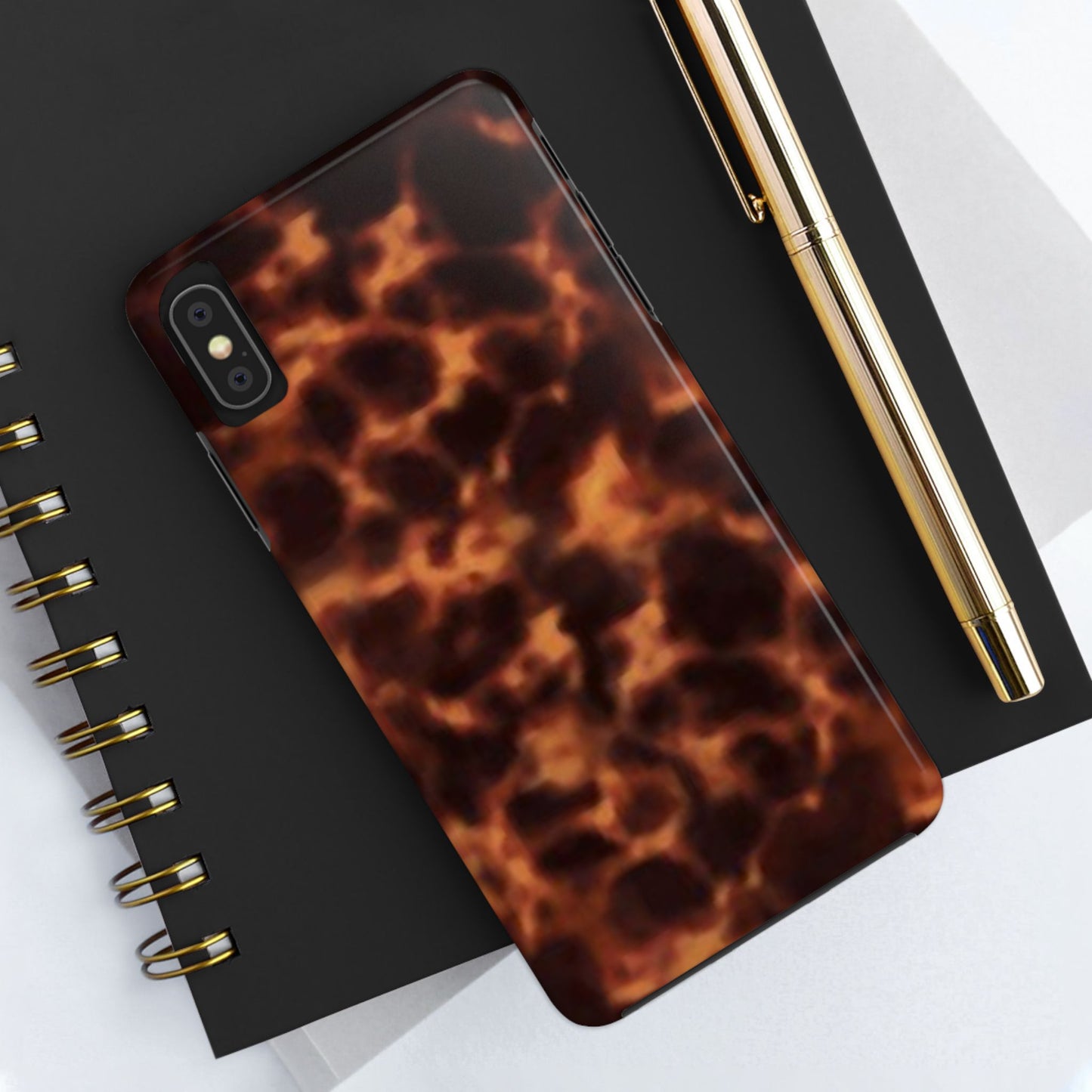 Tortoise Shell Glossy Phone Case,  Cool Girl Aesthetic