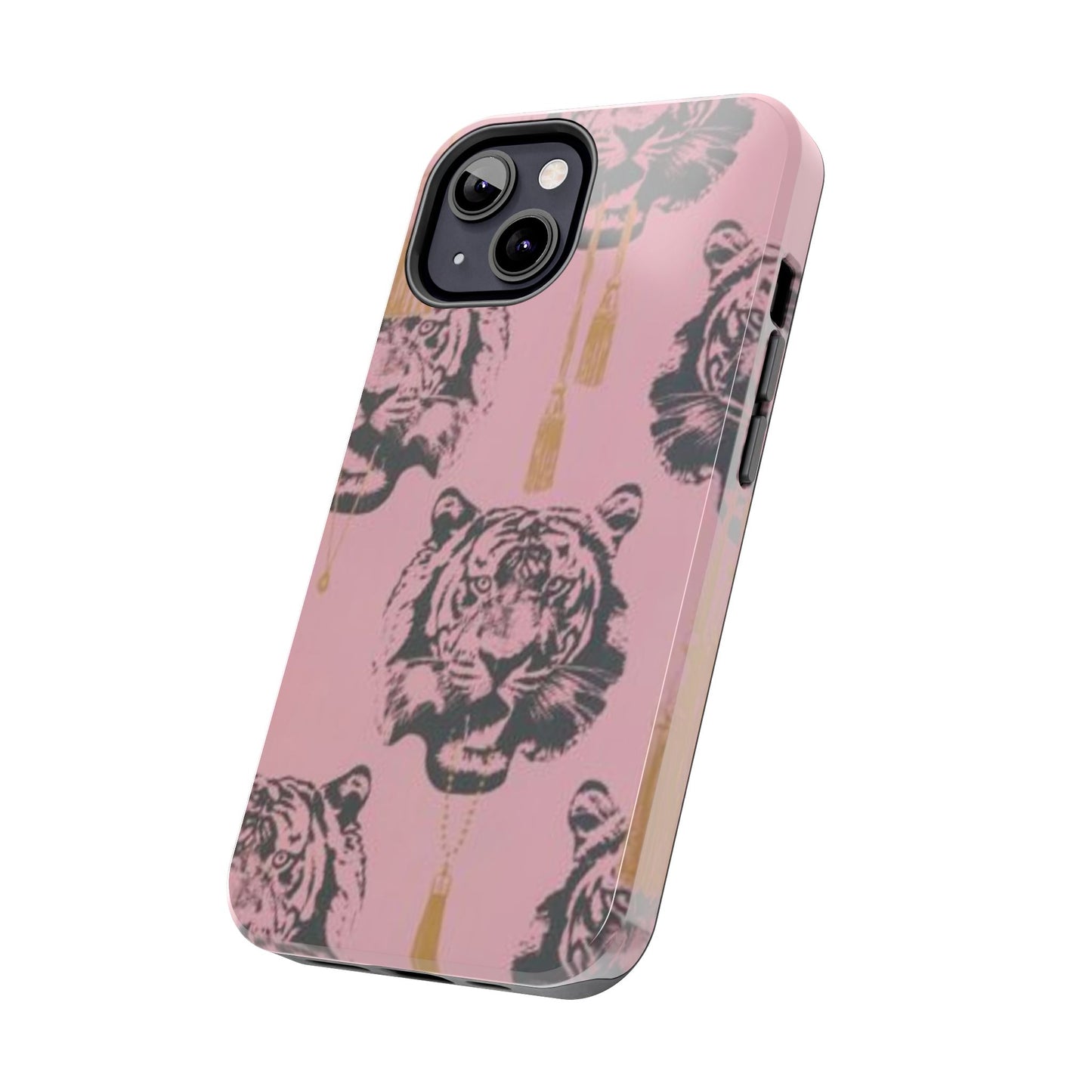 Pink Tiger Print Fashion Phone Case